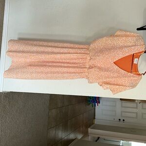 Sienna Sky Orange long dress